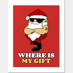 Where Is My Gift - Christmas Loading Posters and Art